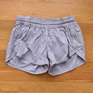 lululemon athletica Light Gray Athletic Shorts